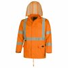 Pioneer Oxford PVC Hi Viz Rain Suit, Orange, 4XL V1080350U-4XL